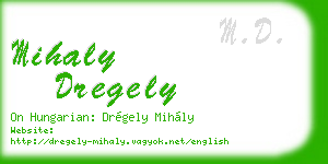 mihaly dregely business card