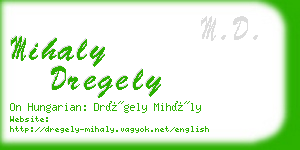 mihaly dregely business card